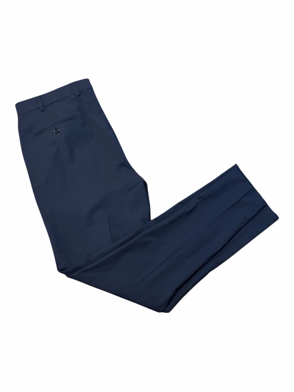 Brooks Brothers Men’s Dress Pants Navy 35/32 Regent Fit Wool Blend Pleated